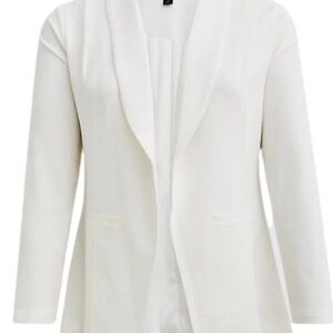 torrid Ivory Open-Front Blazer Jacket
